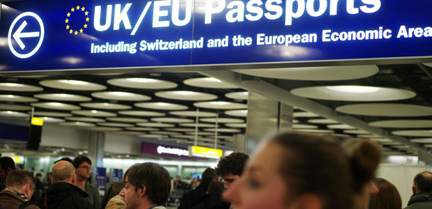Passport control Heathrow
